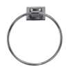 TOWEL RING-w/MOUNTING HARDWARE CHROME