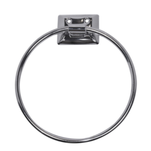 TOWEL RING-w/MOUNTING HARDWARE CHROME