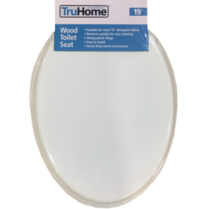 TOILET SEAT ELONGATED WOOD-WT