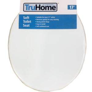 TOILET SEAT VINYL -SOFT -WHITE
