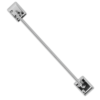 TOWEL BAR-CHROME-SINGLE – 12″
