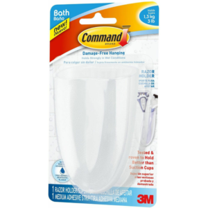 COMMAND ADHESIVE RAZOR HOLDER