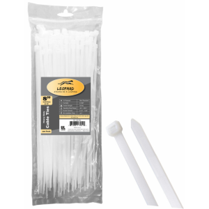 CABLE TIES SUPER STRONG 100/PK 8″ NATURAL