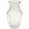 CLEAR GLASS VASE 8″ 4.9″ x 4.9″ x 8″