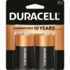 DURACELL BATTERIES- D-2 PACK USA MADE