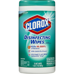 CLOROX DISINFECT WIPES -75 ct FRESH SCENT